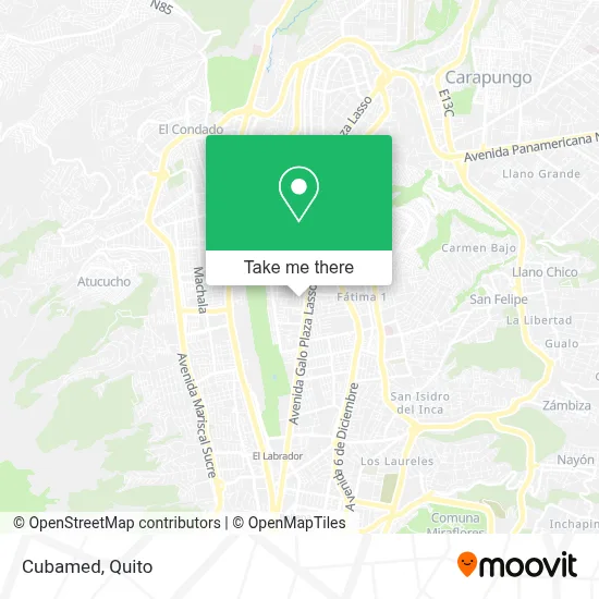 Cubamed map