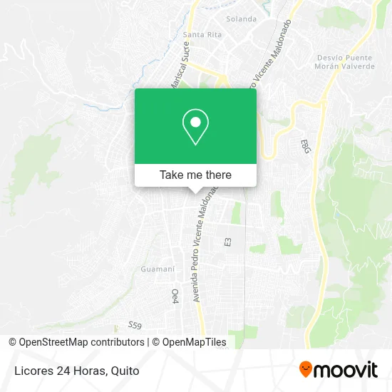 Licores 24 Horas map