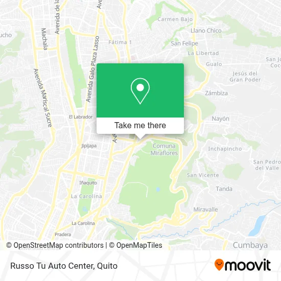 Russo Tu Auto Center map