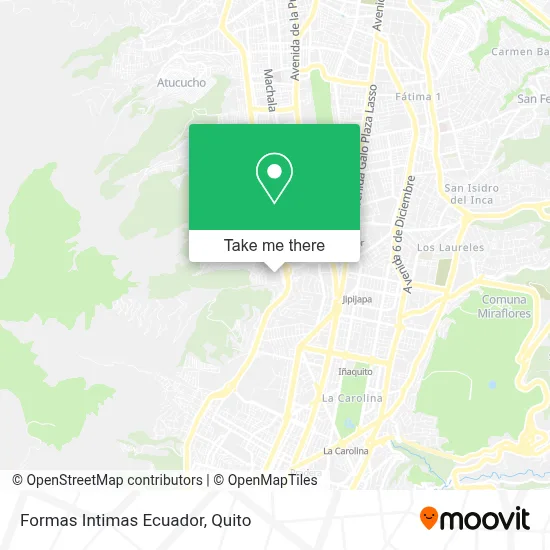 Formas Intimas Ecuador map