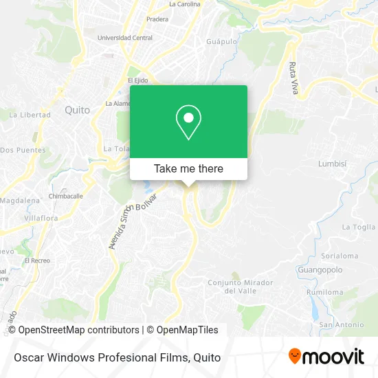 Oscar Windows Profesional Films map