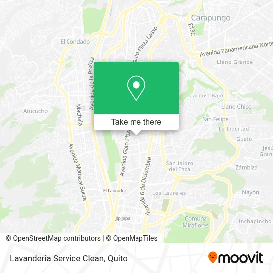 Lavanderia Service Clean map