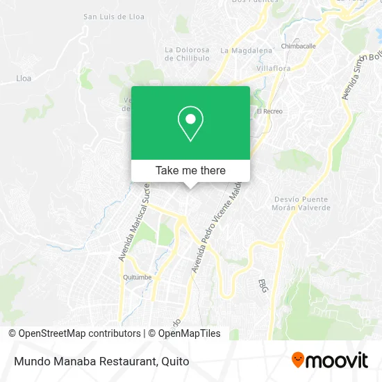 Mundo Manaba Restaurant map
