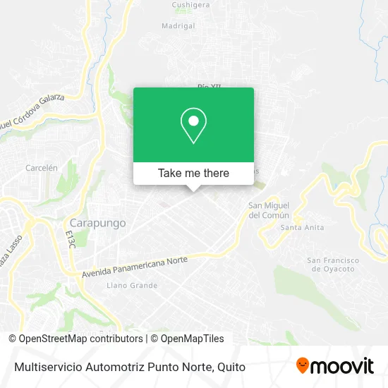 Multiservicio Automotriz Punto Norte map