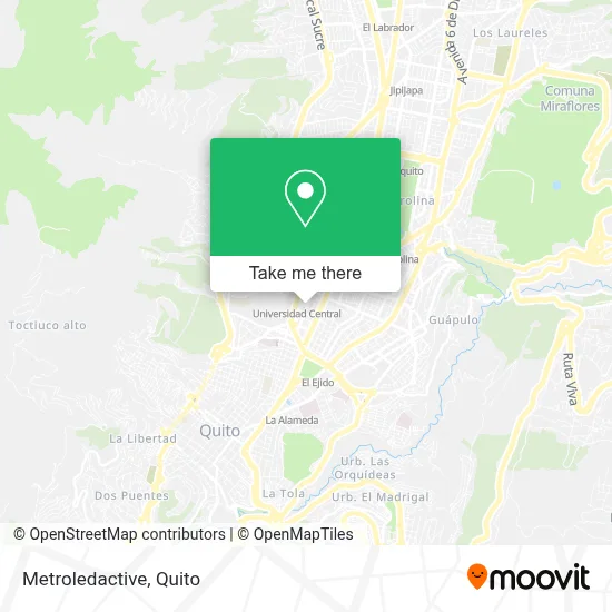 Metroledactive map