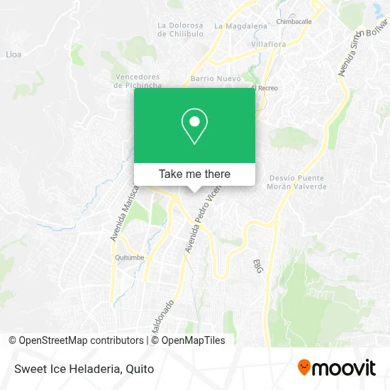 Sweet Ice Heladeria map