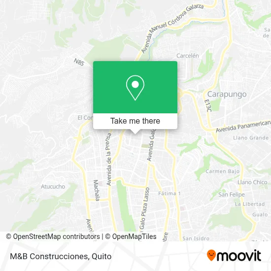 M&B Construcciones map