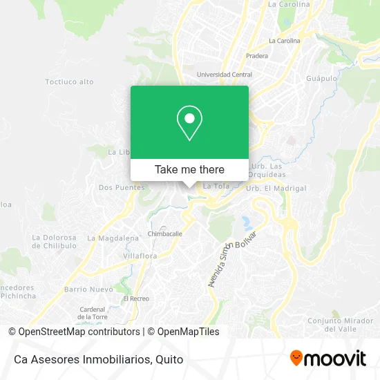 Ca Asesores Inmobiliarios map