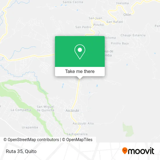 Ruta 35 map