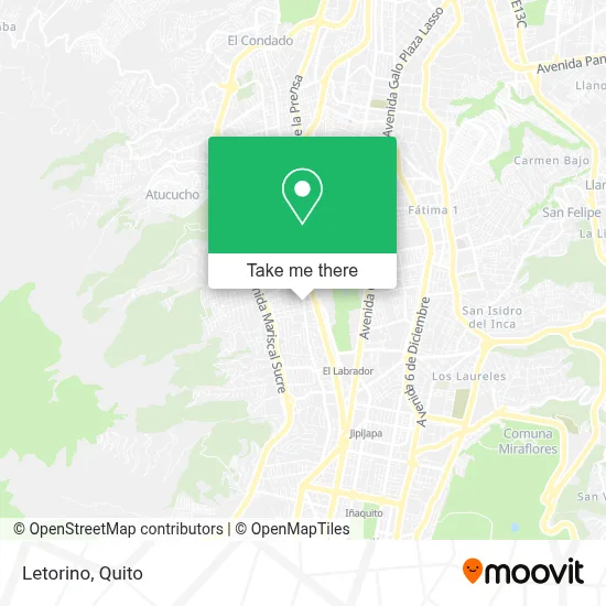 Letorino map