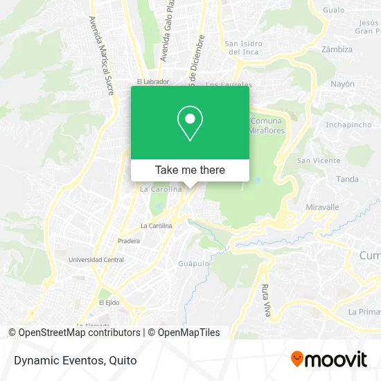 Dynamic Eventos map