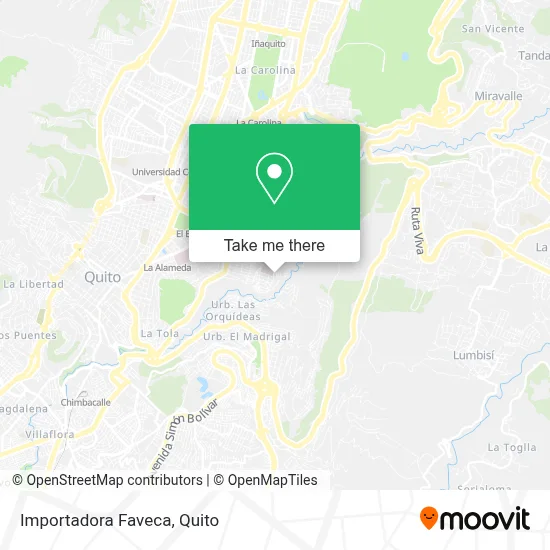 Importadora Faveca map
