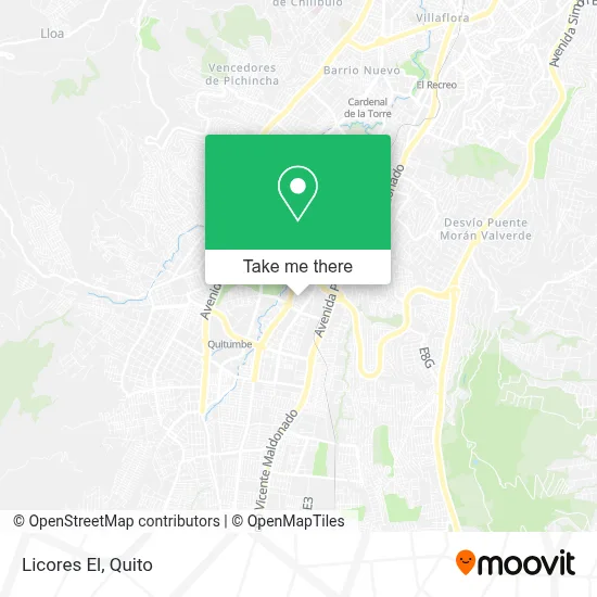 Licores El map