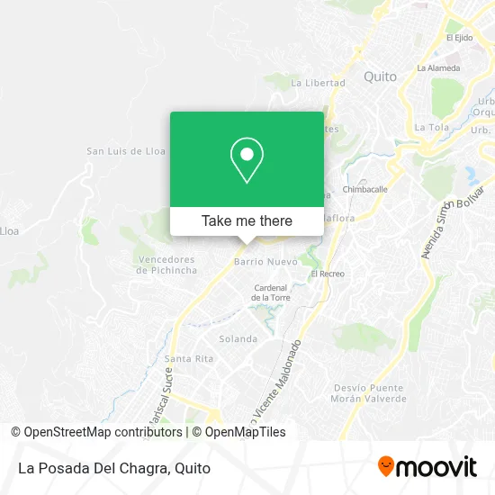 La Posada Del Chagra map
