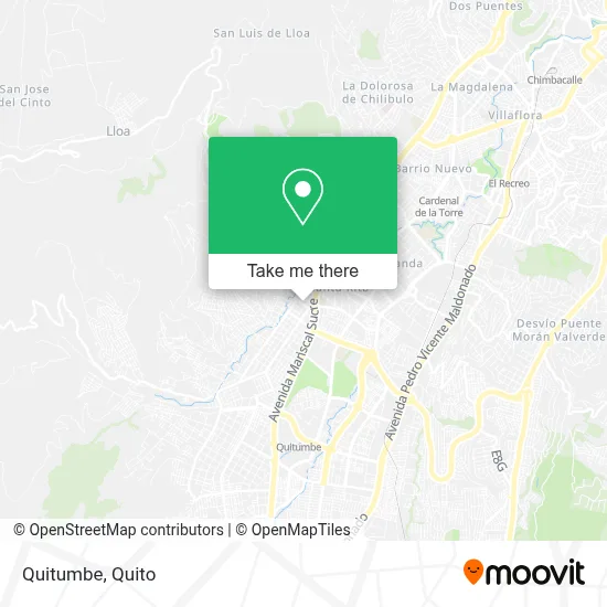 Quitumbe map