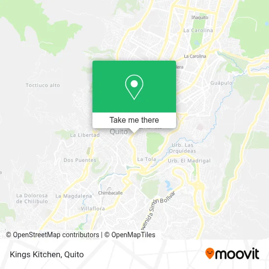 Kings Kitchen map