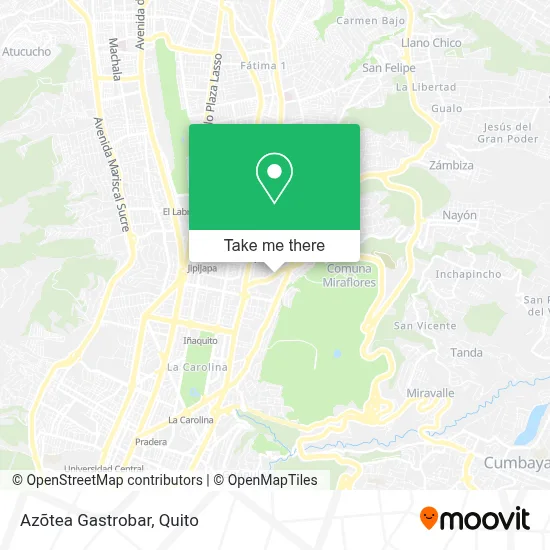 Azõtea Gastrobar map
