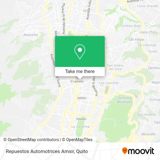 Repuestos Automotrices Amsir map