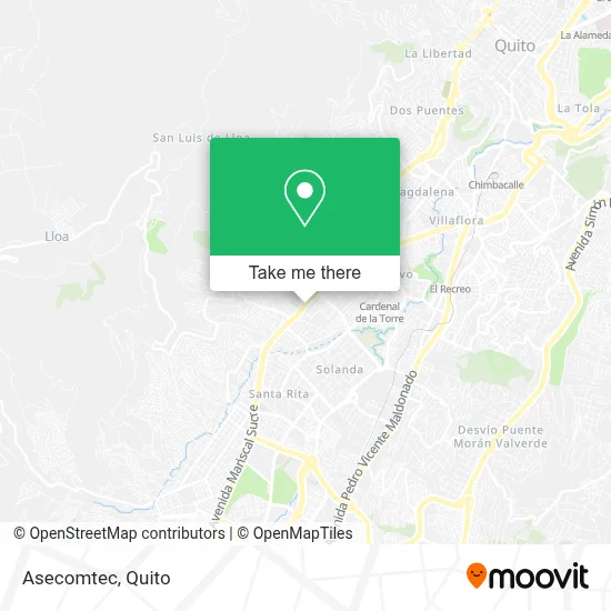 Asecomtec map