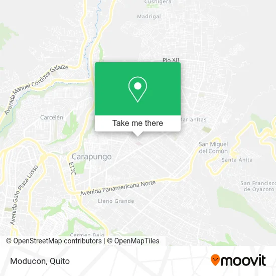 Moducon map