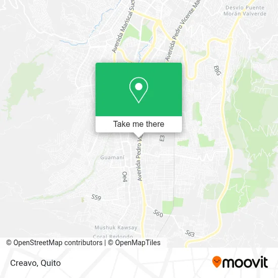 Creavo map