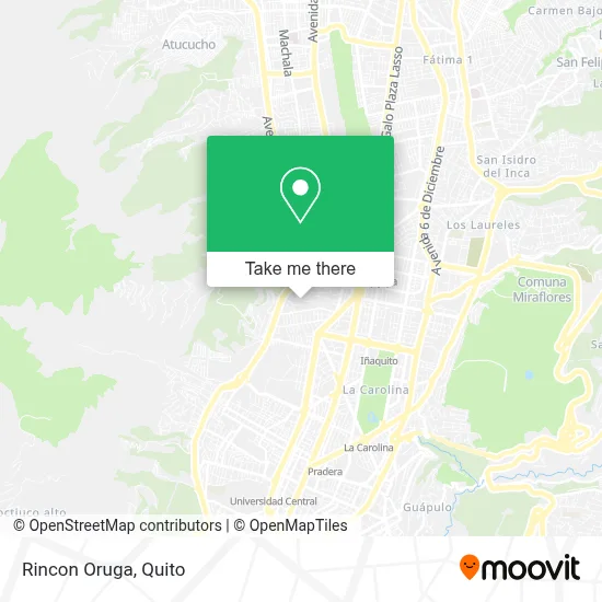 Rincon Oruga map