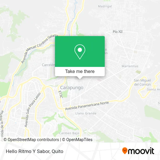 Hello Ritmo Y Sabor map