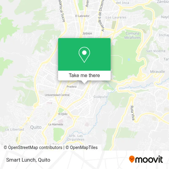 Smart Lunch map