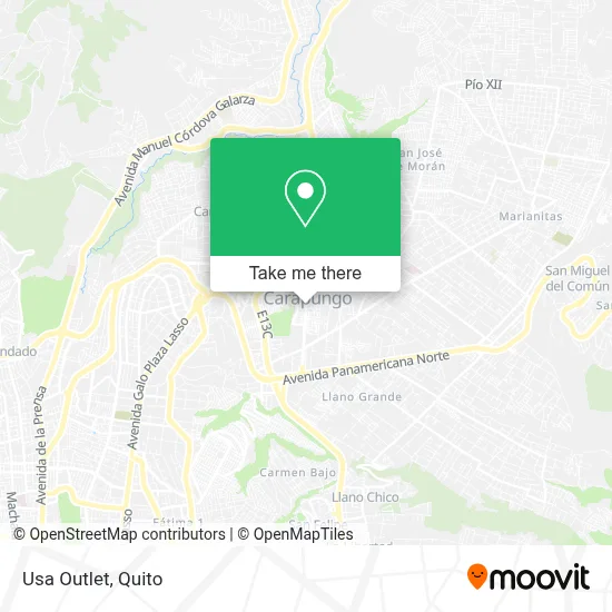 Usa Outlet map