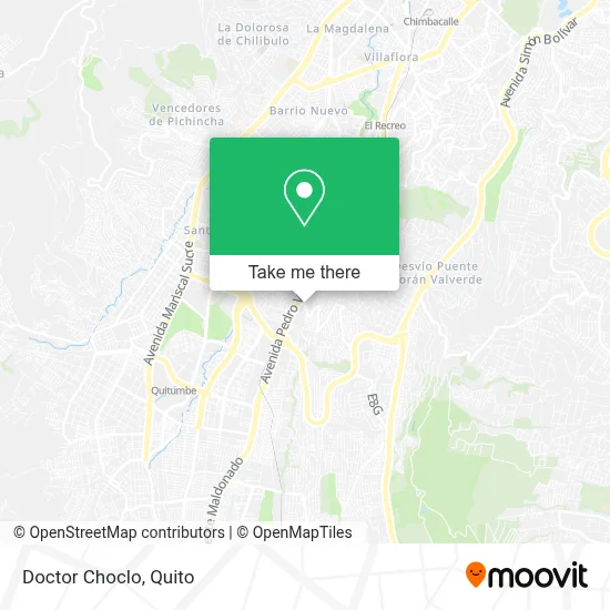 Doctor Choclo map