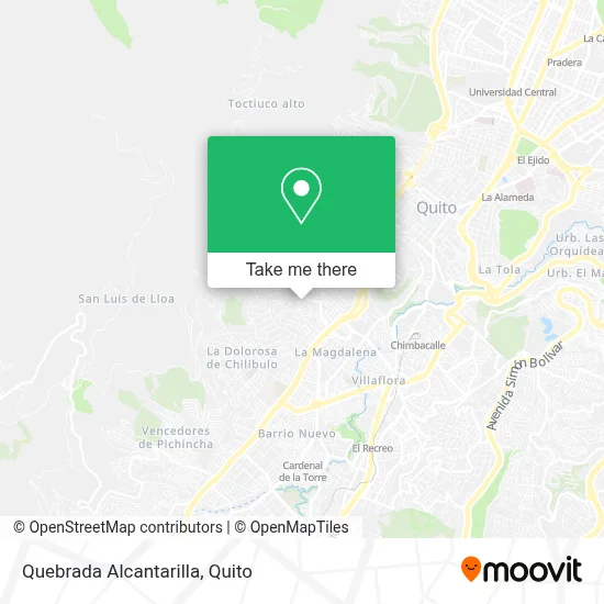Quebrada Alcantarilla map