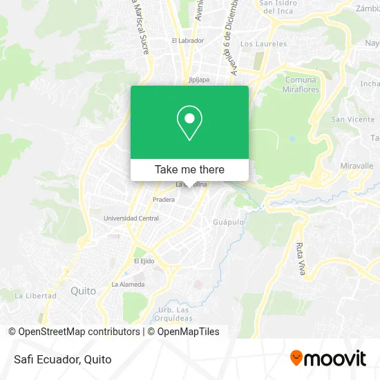 Safi Ecuador map