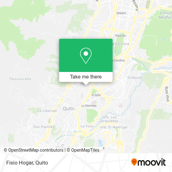 Fisio Hogar map