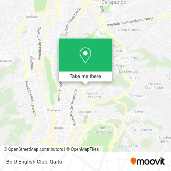 Be U English Club map