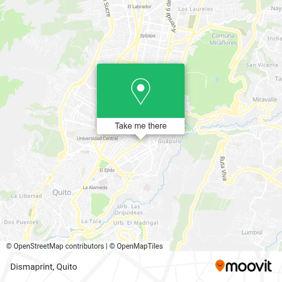 Dismaprint map