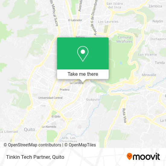 Tinkin Tech Partner map