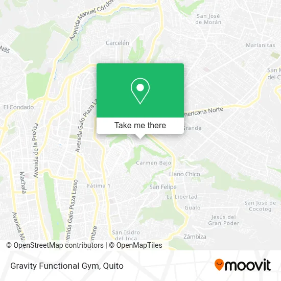 Gravity Functional Gym map