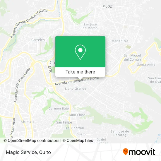 Magic Service map