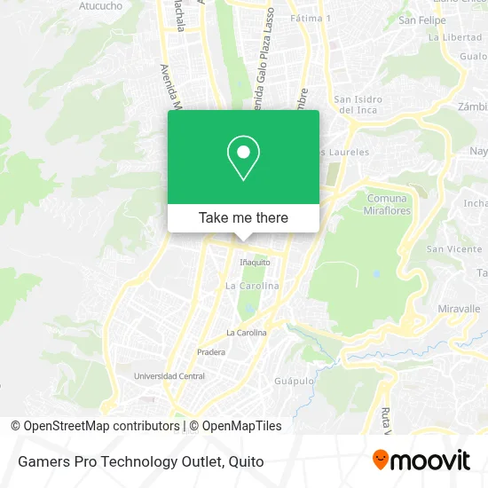 Gamers Pro Technology Outlet map