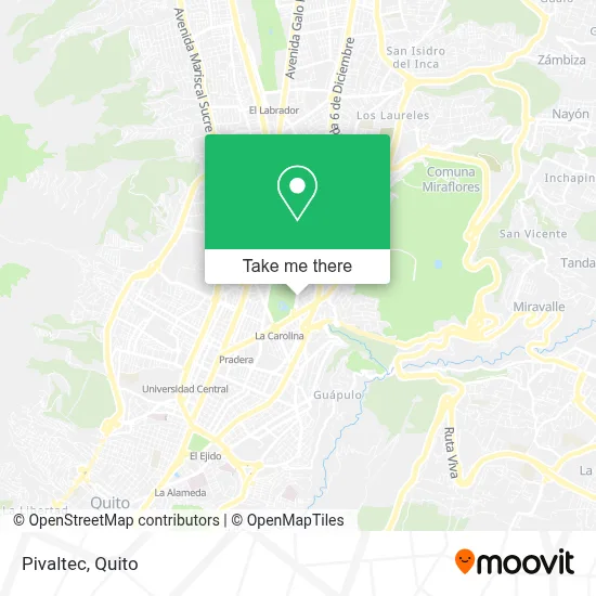 Pivaltec map