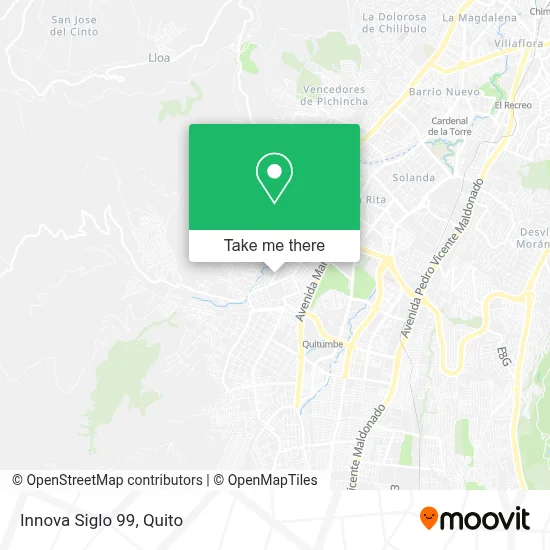 Innova Siglo 99 map