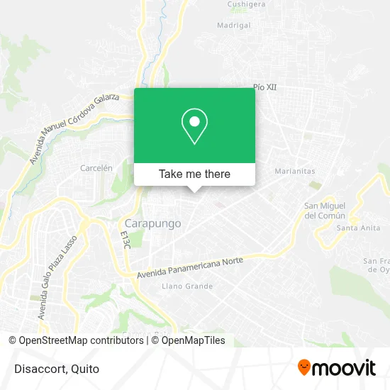 Disaccort map