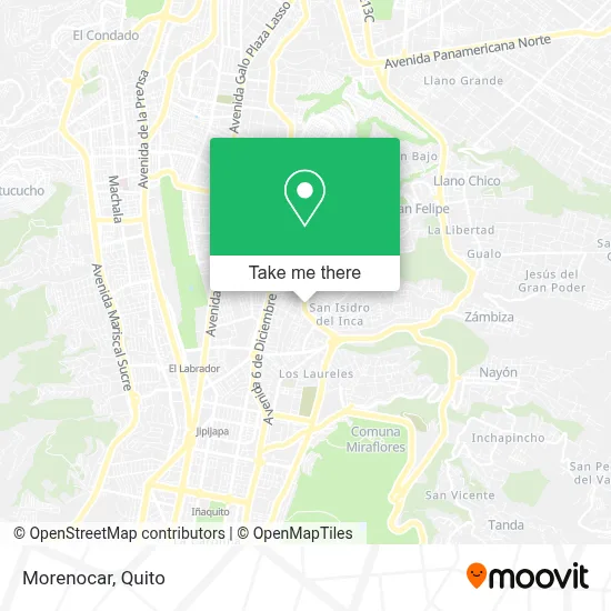 Morenocar map