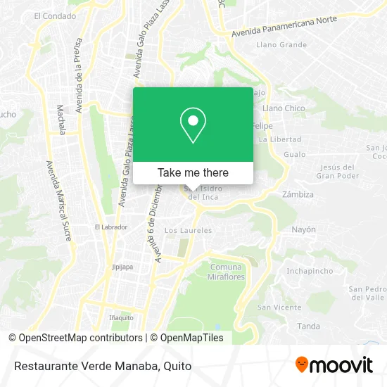 Restaurante Verde Manaba map