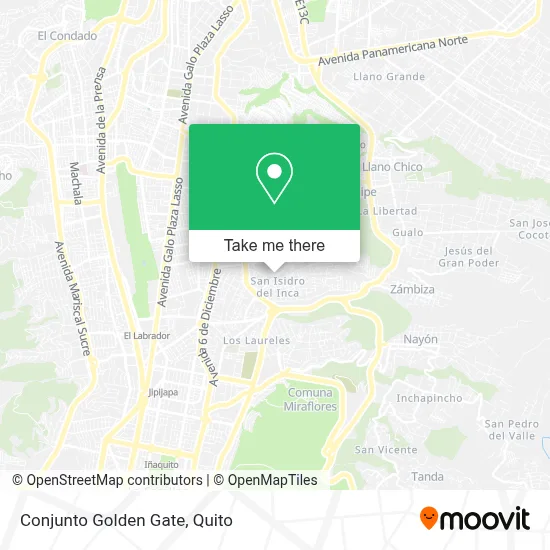 Conjunto Golden Gate map