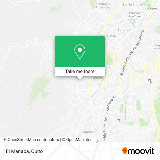 El Manaba map