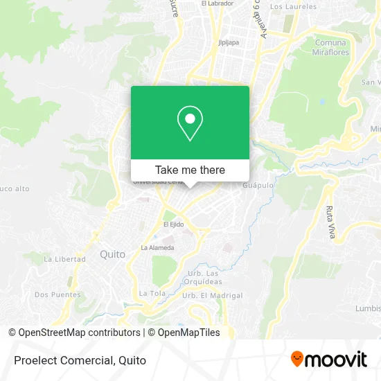 Proelect Comercial map