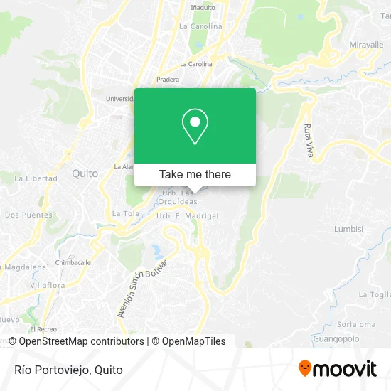 Río Portoviejo map