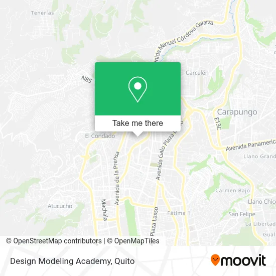 Design Modeling Academy map