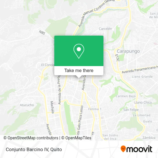 Conjunto Barcino IV map